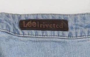 Lee Riveted Women's Blue Straight Leg Jeans Size 12 Regular Fit