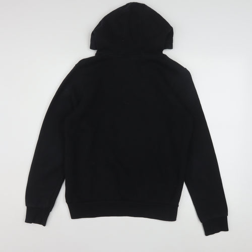 Ellesse Boys Black Pullover Hoodie 13-14 Years Logo Fleece Sweatshirt