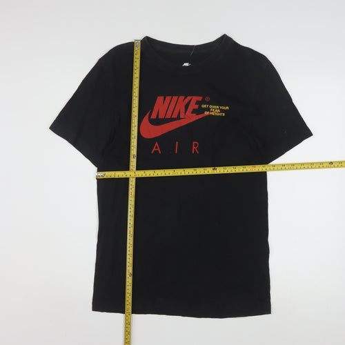 Nike Men's Black Air Graphic Cotton T-Shirt Size S