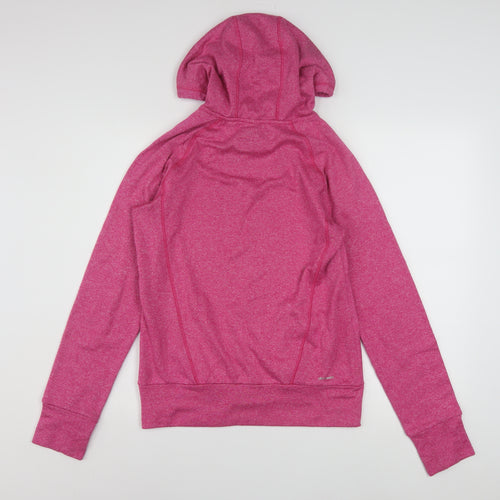 Adidas Womens Pink Pullover Hoodie Small Lightweight Athletic