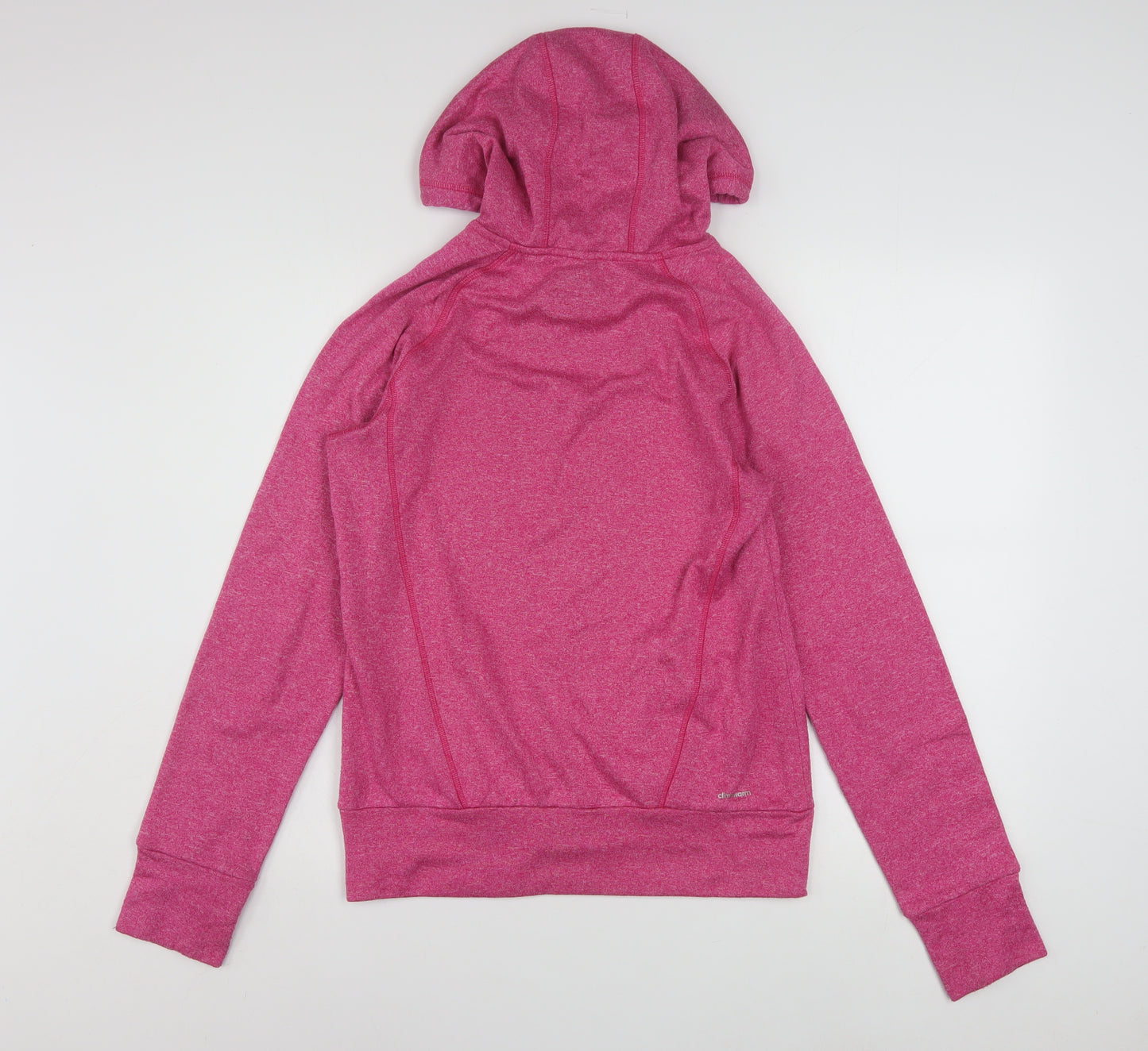 Adidas Womens Pink Pullover Hoodie Small Lightweight Athletic