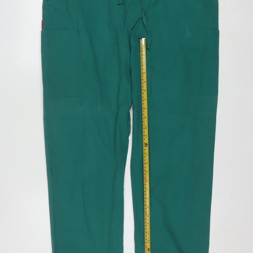 Dickies Womens Green Cargo Workwear Trousers M Regular