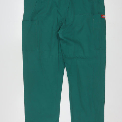 Dickies Womens Green Cargo Workwear Trousers M Regular