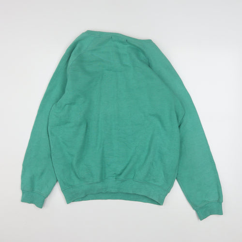 Girl Express Women's Green Los Angeles Graphic Pullover Sweatshirt Size 10