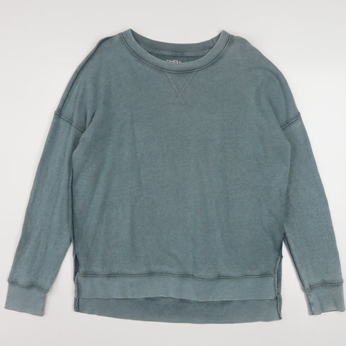 Time and Tru Women’s Gem Slate Blue Pullover Sweatshirt Size 12-14