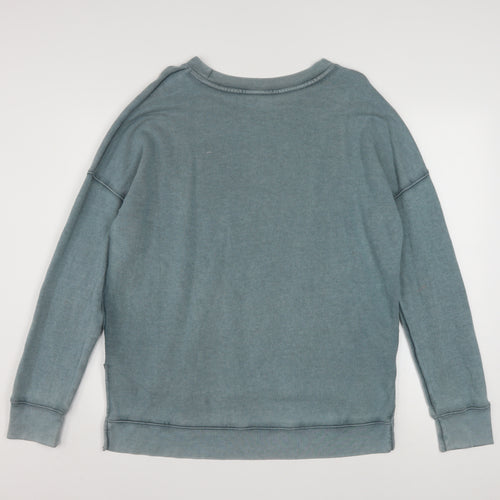 Time and Tru Women’s Gem Slate Blue Pullover Sweatshirt Size 12-14