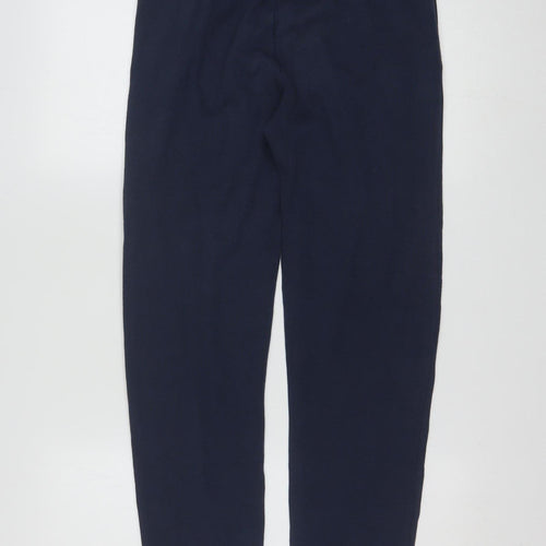 Champion Boys Blue Fleece Jogger Trousers XL 14 Years Elastic Waist