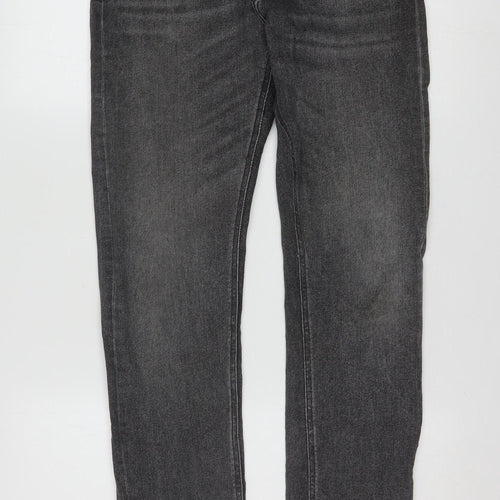 Lee Men’s Grey Malone Slim Fit Jeans W31 L30 Mid Rise Denim