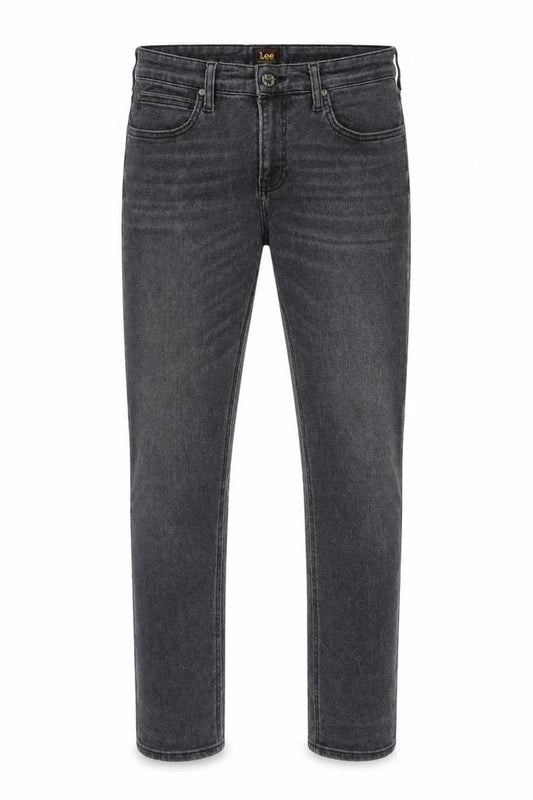 Lee Men’s Grey Malone Slim Fit Jeans W31 L30 Mid Rise Denim