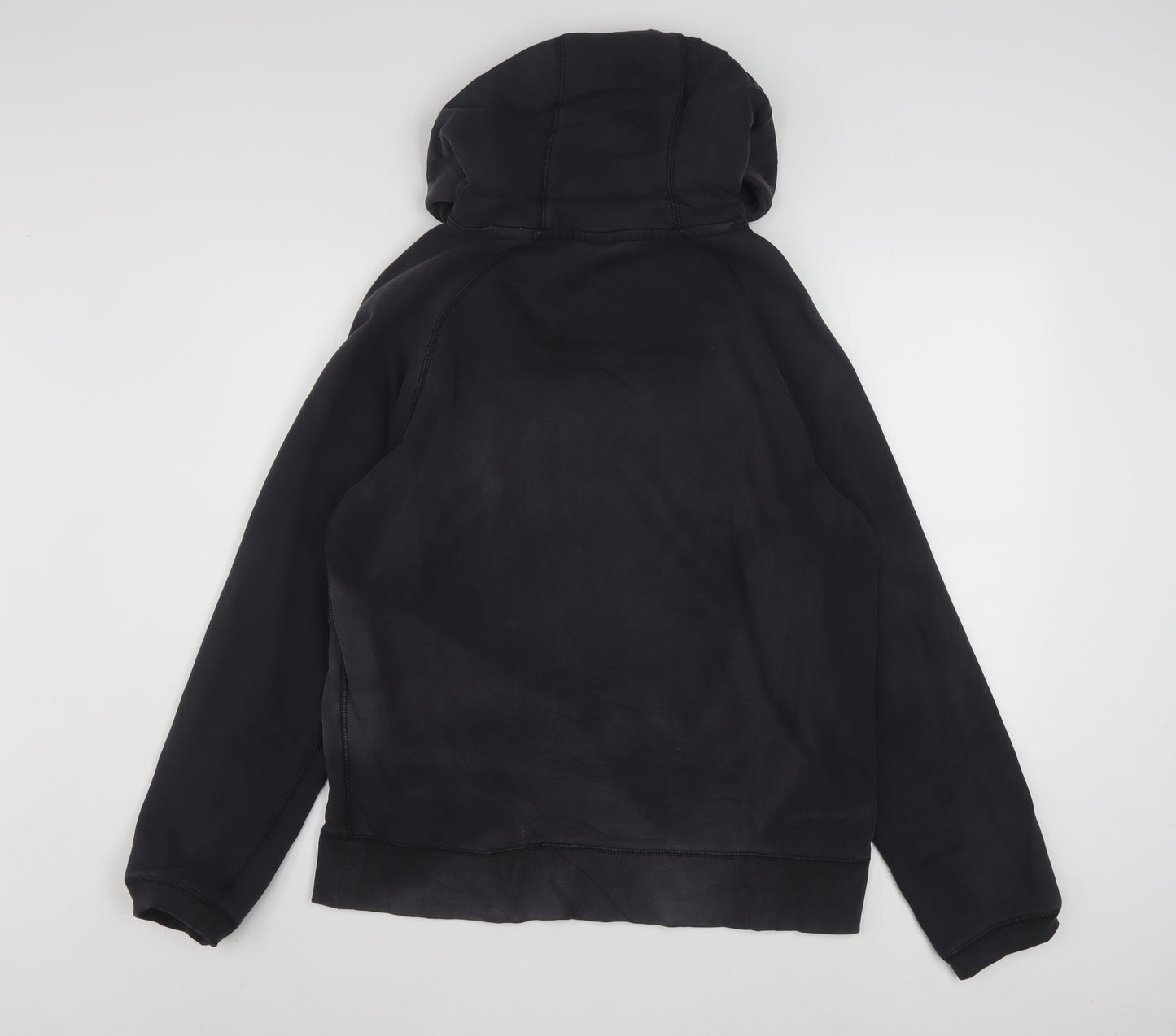 Nike Men's Black Pullover Hoodie Size M Logo Fleece Sweatshirt