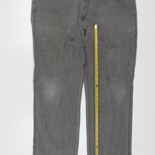 Wrangler Men's Grey Texas Stretch Straight Jeans W40 L32
