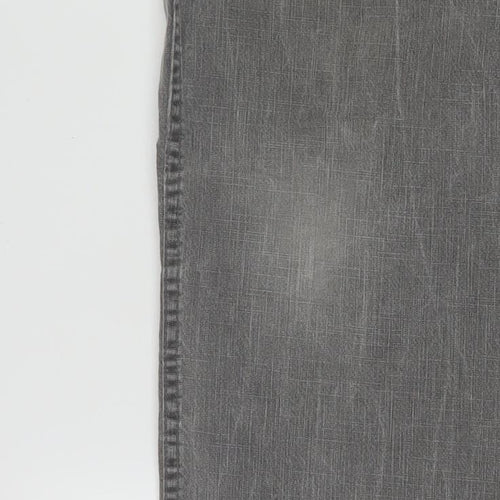 Wrangler Men's Grey Texas Stretch Straight Jeans W40 L32