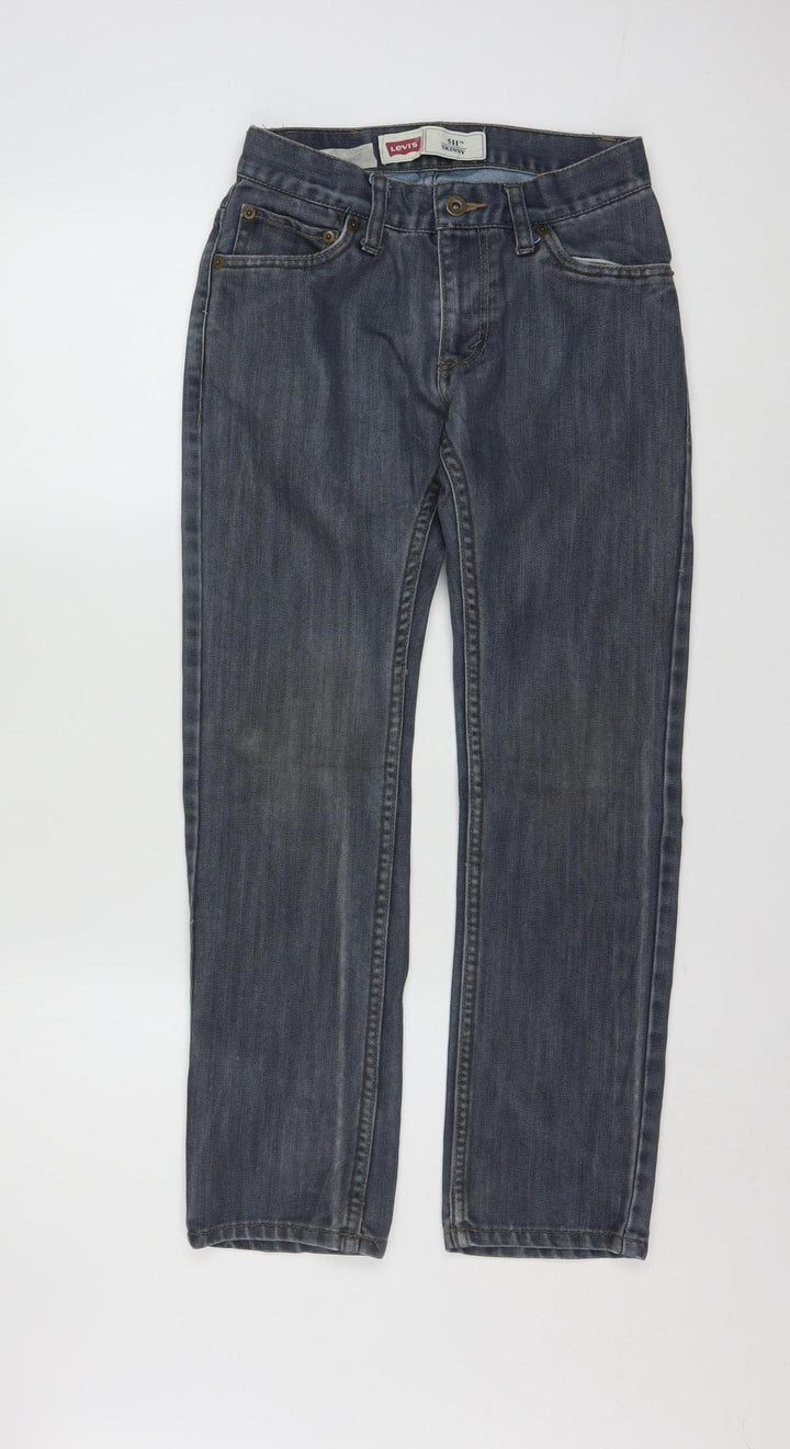 Levi's 511 Women's Blue Skinny Jeans Size 14 Regular Cotton Blend