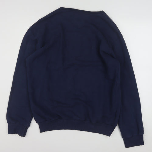 Tommy Hilfiger Men's Blue 2XL Pullover Sweatshirt Crew Neck Embroidered Logo