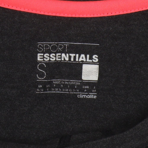 Adidas Women's Black Climalite Sport Essentials Short Sleeve T-Shirt S