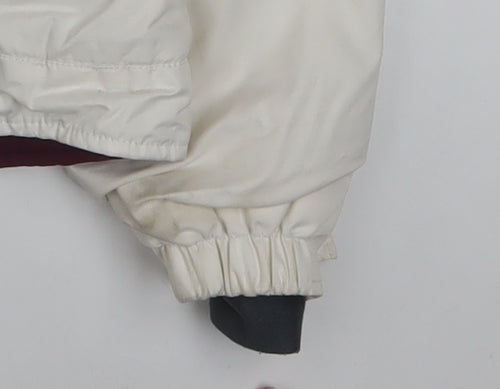 Columbia Women's Cream Hooded Puffer Jacket L Waterproof Winter Coat