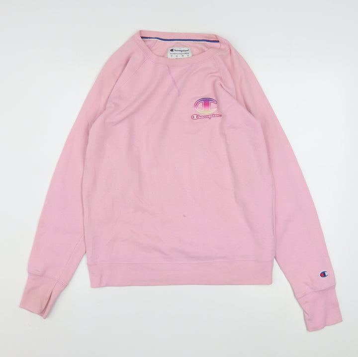 Champion Women's Pink Crew Neck Pullover Sweatshirt Size M