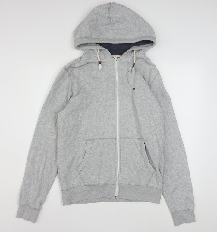 Hilfiger Denim Men's Grey Full Zip Hoodie Size S