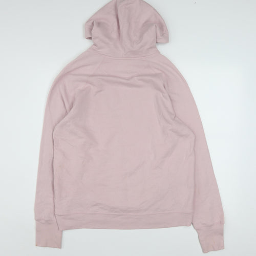 Champion Womens Pink Pullover Hoodie Size M Cotton Blend Athleticwear