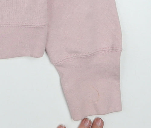 Champion Womens Pink Pullover Hoodie Size M Cotton Blend Athleticwear