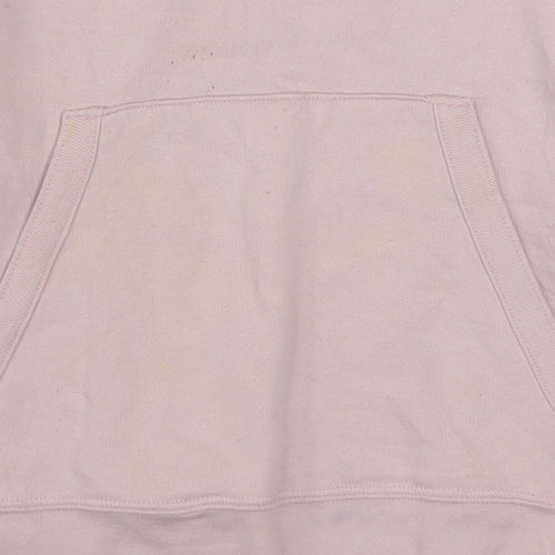 Champion Womens Pink Pullover Hoodie Size M Cotton Blend Athleticwear