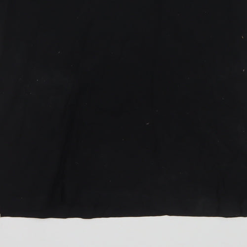 Puma Women's Black Cotton T-Shirt Size 14 Short Sleeve Casual
