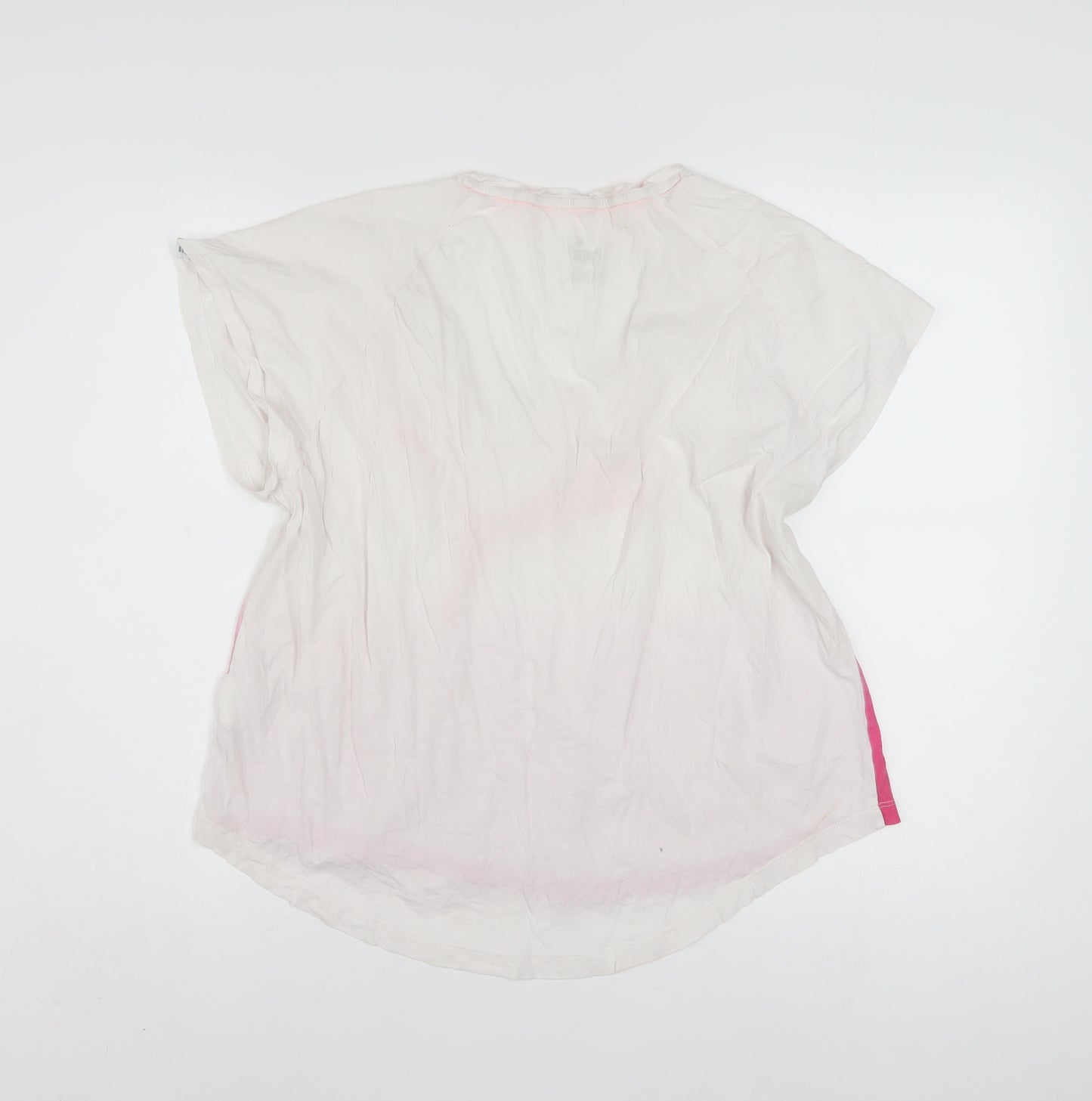 Puma Women’s Pink Gradient Cotton T-Shirt Size 14 Short Sleeve