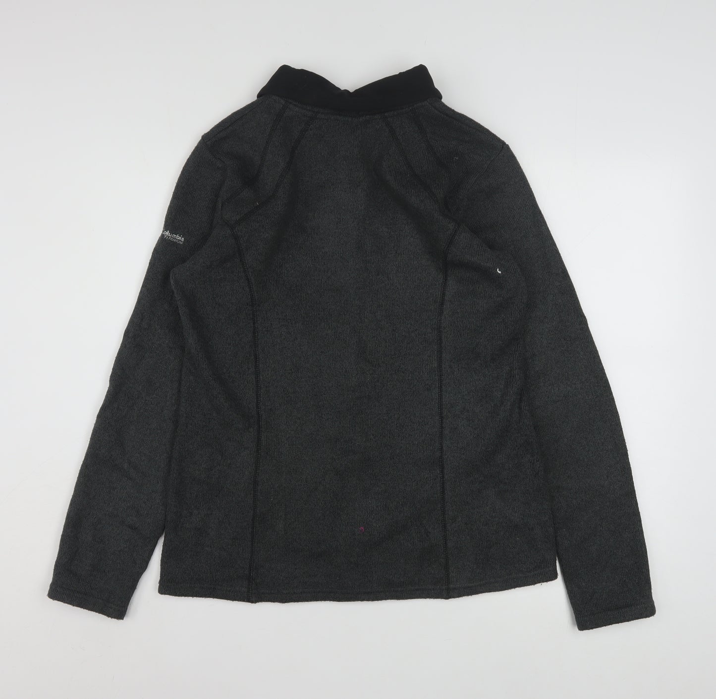 Columbia Women's Grey Fleece Full Zip Jacket Size M Outdoor Wear