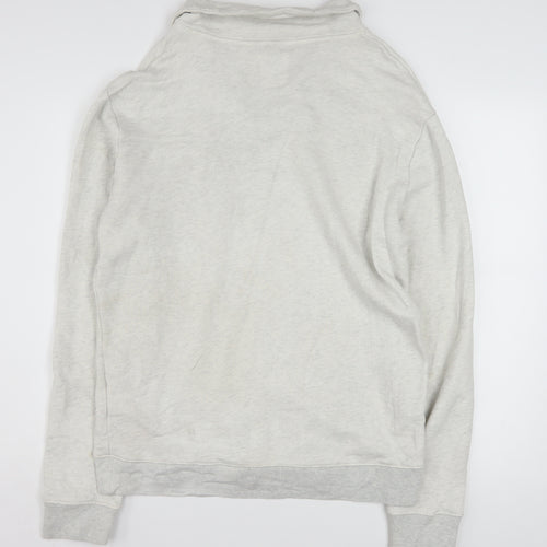 Levi's Men's Beige Pullover Hoodie Sweatshirt Size M Cotton Blend