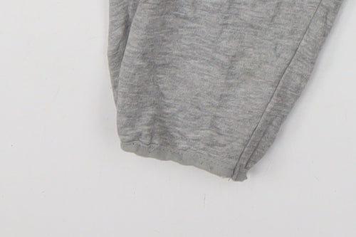 NFL Men's Grey Orange Full Zip Hoodie Large Sports Fleece