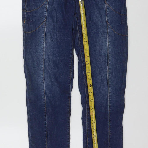 True Religion Women’s Blue Mid Rise Skinny Jeans Size 27 Slim Fit Denim