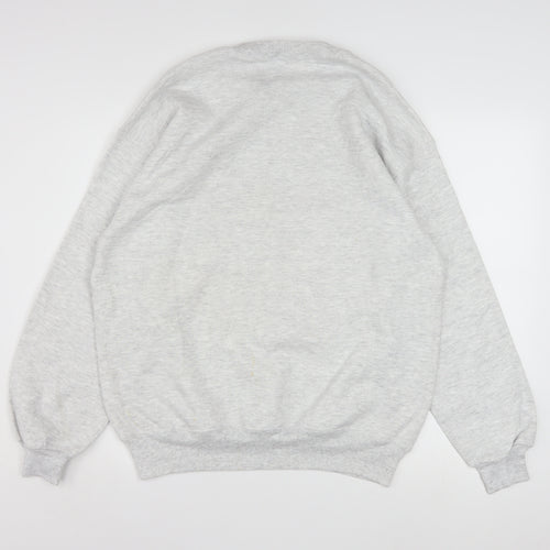 Jerzees Womens Grey USD Nursing Graphic Pullover Sweatshirt L