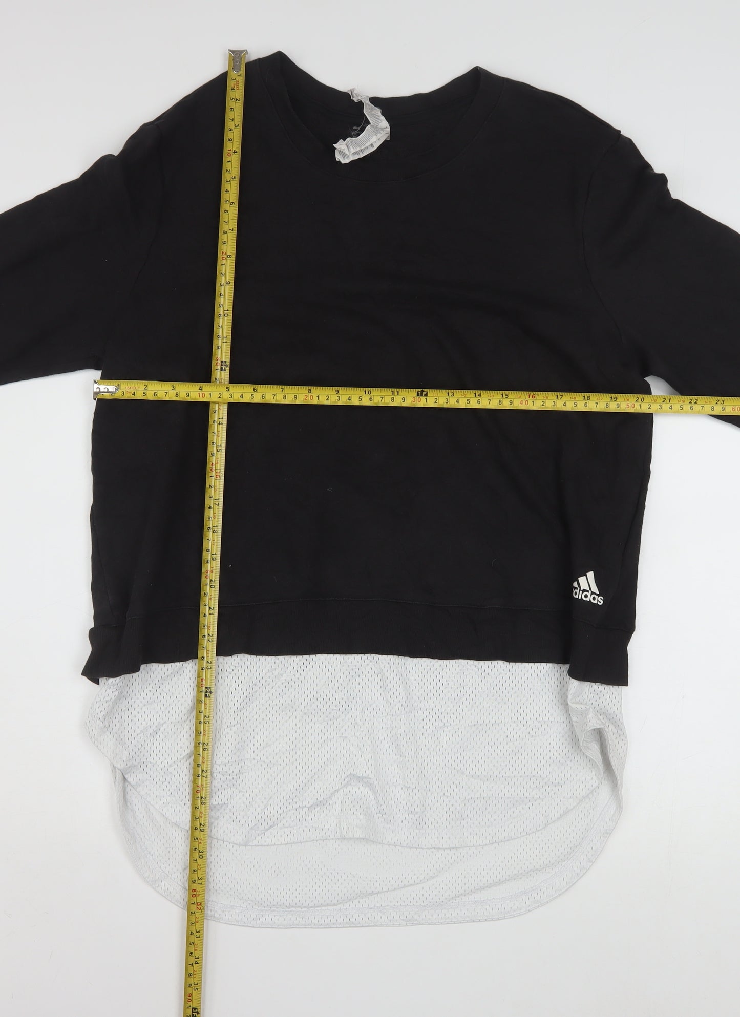 Adidas Women Black XL Sweatshirt Pullover Long Sleeve Crew Neck Casual