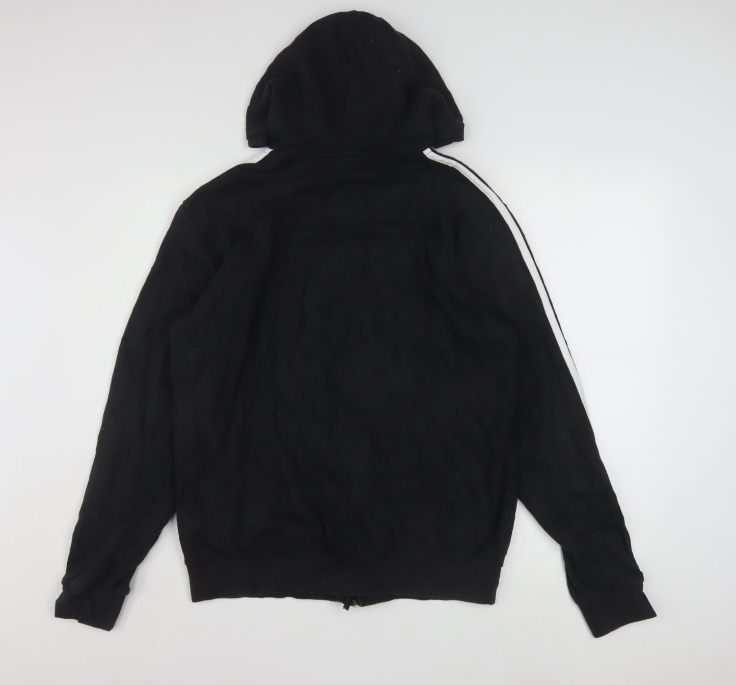 Adidas Men Black Full Zip Hoodie Size M Sportswear Jacket