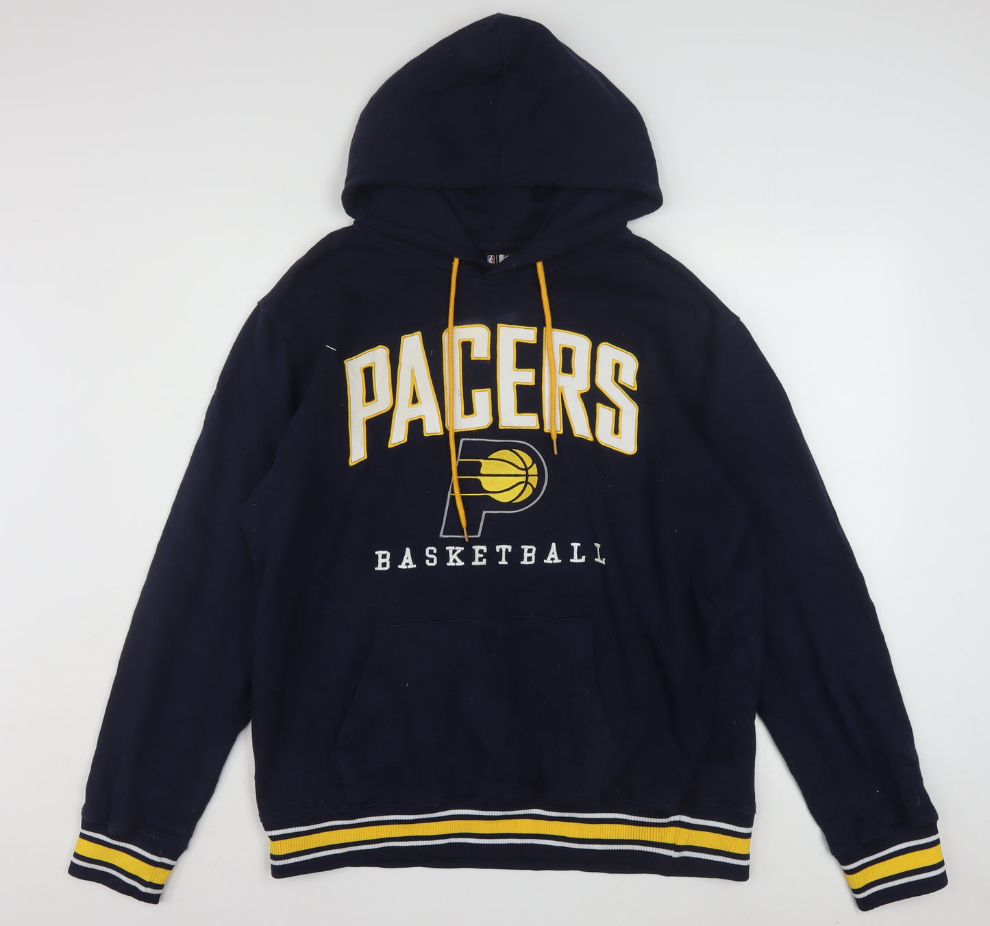 NBA Pacers Men’s Blue Pullover Hoodie Large Fleece Sportswear