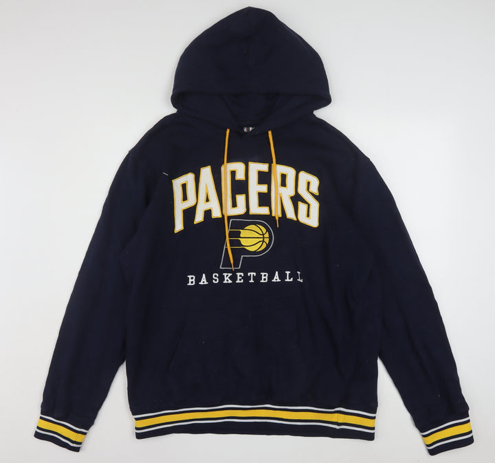 NBA Pacers Men’s Blue Pullover Hoodie Large Fleece Sportswear