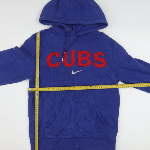 Nike Men's Blue Cubs Pullover Hoodie Small Sports Fleece
