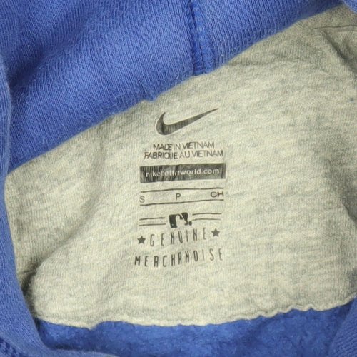Nike Men's Blue Cubs Pullover Hoodie Small Sports Fleece