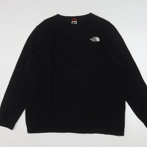The North Face Womens Black XL Pullover Sweatshirt Crew Neck Fleece