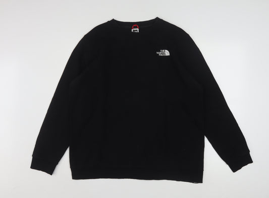 The North Face Womens Black XL Pullover Sweatshirt Crew Neck Fleece