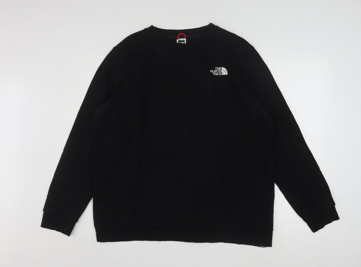 The North Face Womens Black XL Pullover Sweatshirt Crew Neck Fleece
