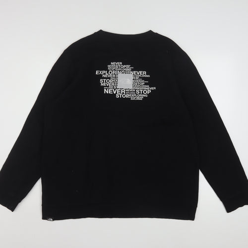 The North Face Womens Black XL Pullover Sweatshirt Crew Neck Fleece