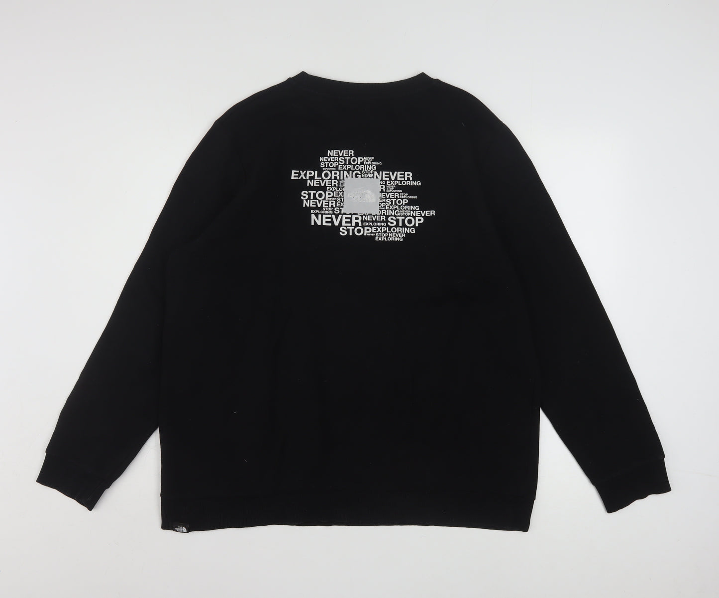 The North Face Womens Black XL Pullover Sweatshirt Crew Neck Fleece