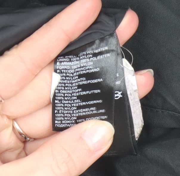 The North Face Men’s Black 2XL Waterproof Hooded Rain Jacket