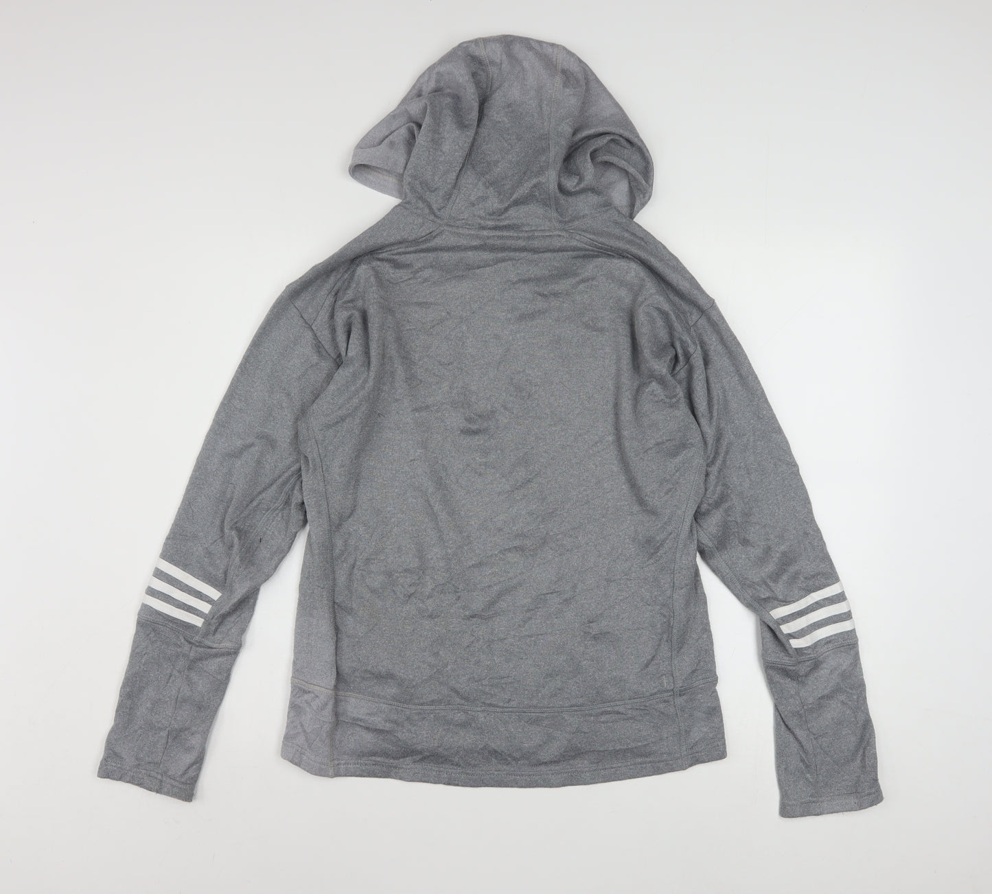Adidas Women’s Grey Hooded Pullover Sweatshirt Size 12-14 Response