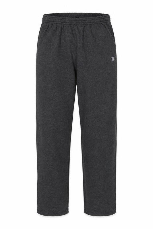 Front view of Champion Men's Grey XL Sweatpants Fleece Athletic Joggers