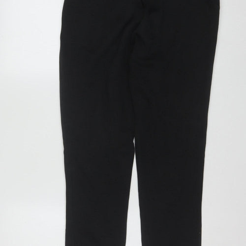 Puma Womens Black Jogger Sweatpants Size 12 Elastic Waist