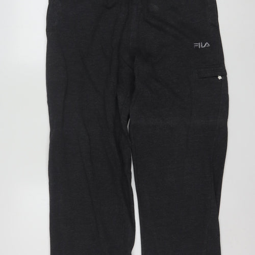 FILA Men's Black Regular Fit Sweatpants M