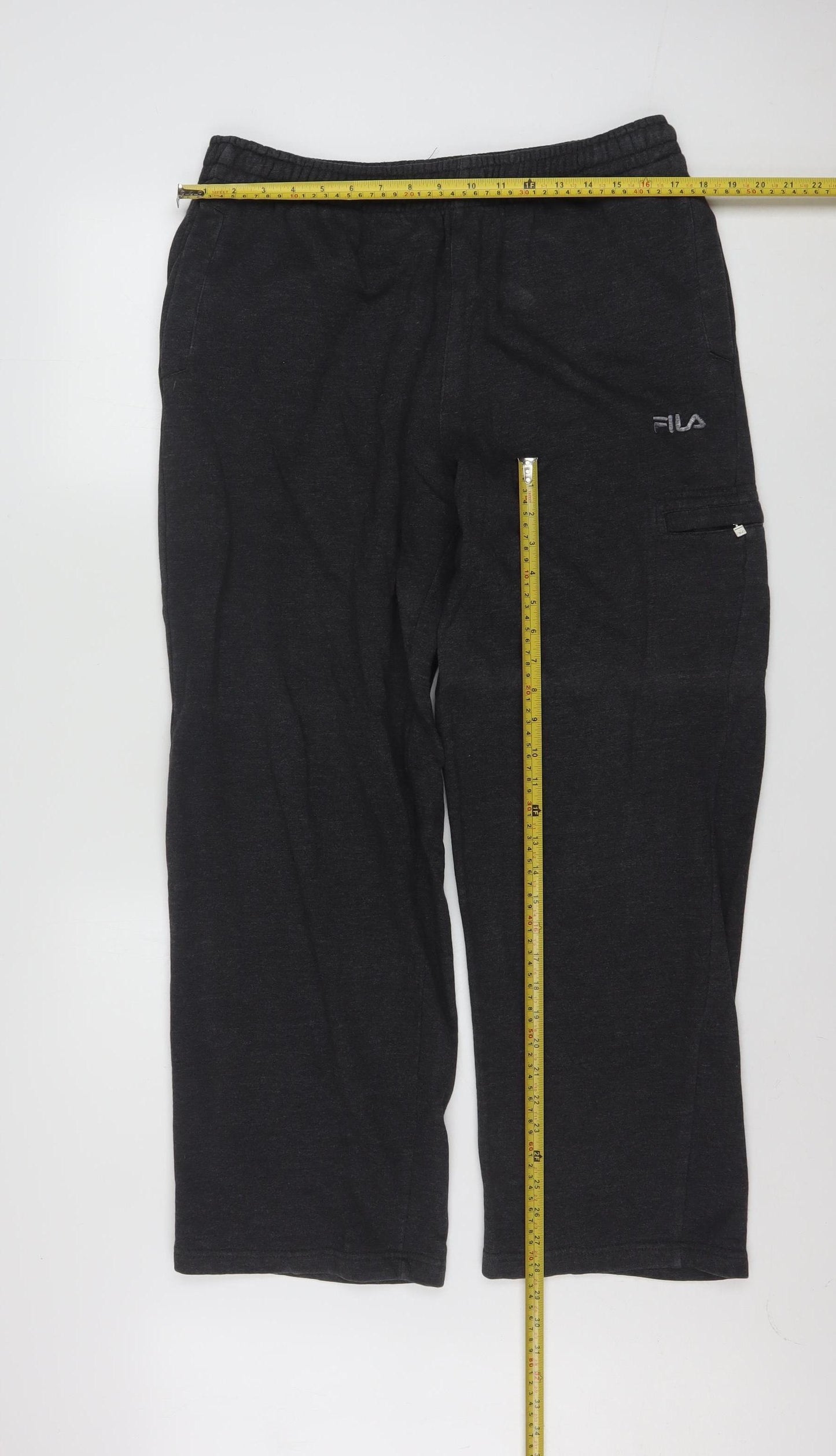 FILA Men's Black Regular Fit Sweatpants M