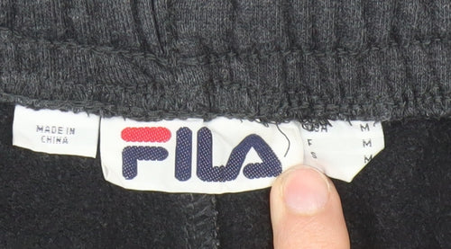 FILA Men's Black Regular Fit Sweatpants M